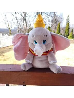 Disney Authentic Dumbo Flying Elephant 14 Inch Plush with Stamp Disney Store
